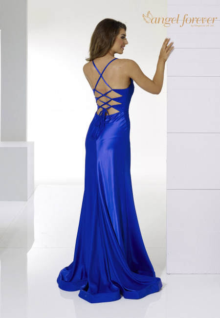 Angel Forever blue fitted evening dress / prom dress